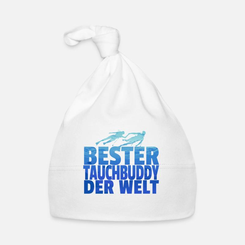 Dive Dive Buddy Divers Team Sea Gift Bonnet bio Bébé