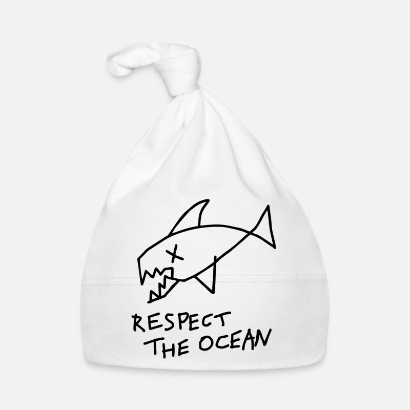 Ocean Graphic respecte l’océan Bonnet bio Bébé
