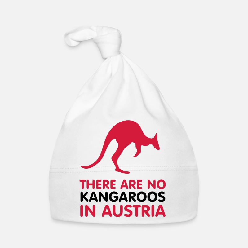 no kangaroos Baby Bio-Mütze
