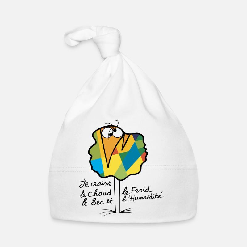 Devise Shadok N°02 Bonnet bio Bébé