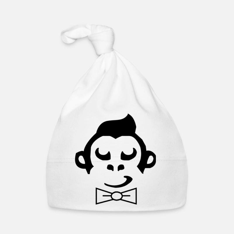 Affe Baby Bio-Mütze
