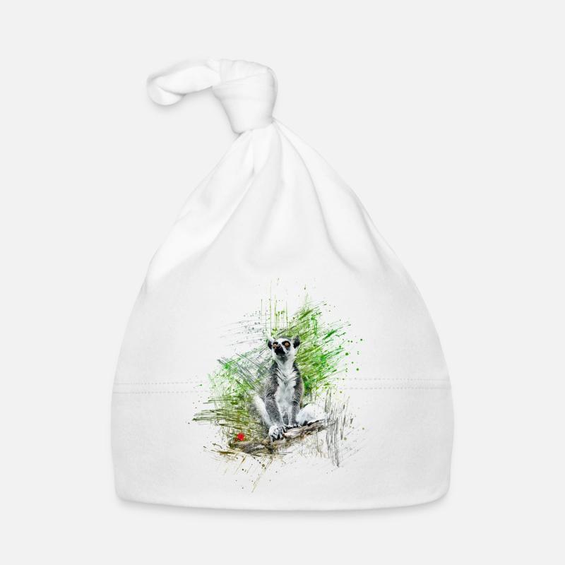 Lemur Baby Bio-Mütze