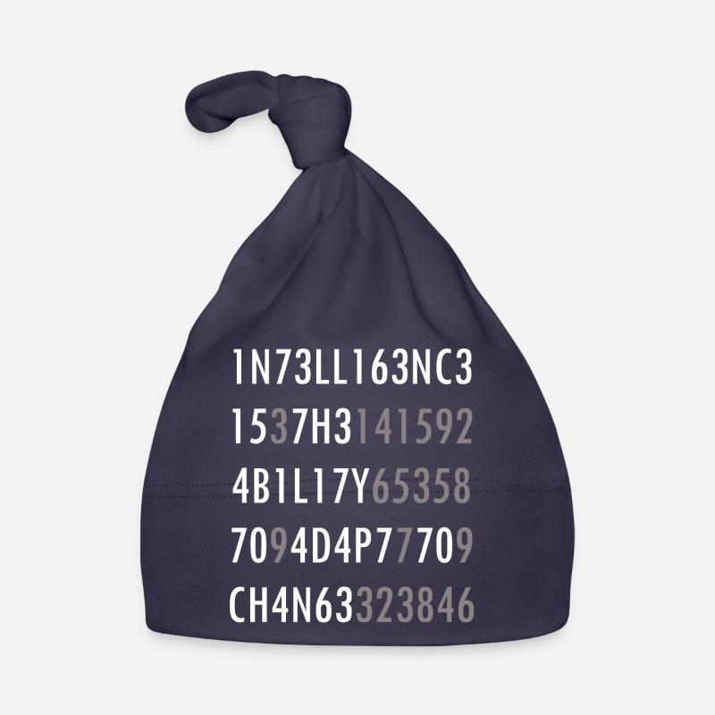 Intelligence-Citation from Science Intelligence Nerd Organic Baby Cap