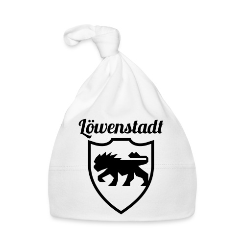 Löwenstadt Design 2 schwarz - Baby Mütze