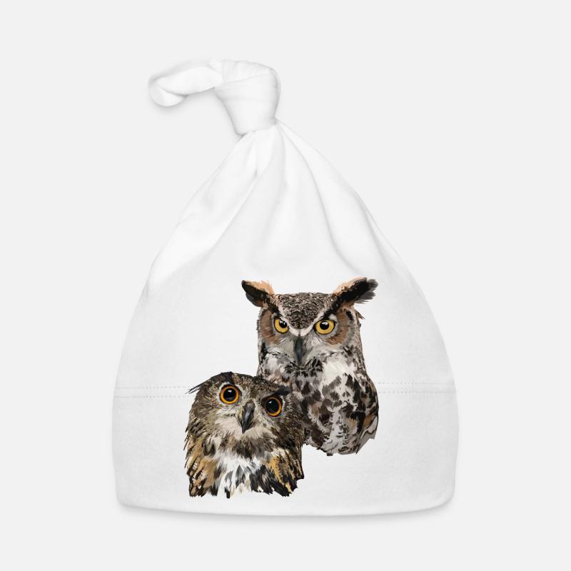 Eulen Baby Bio-Mütze