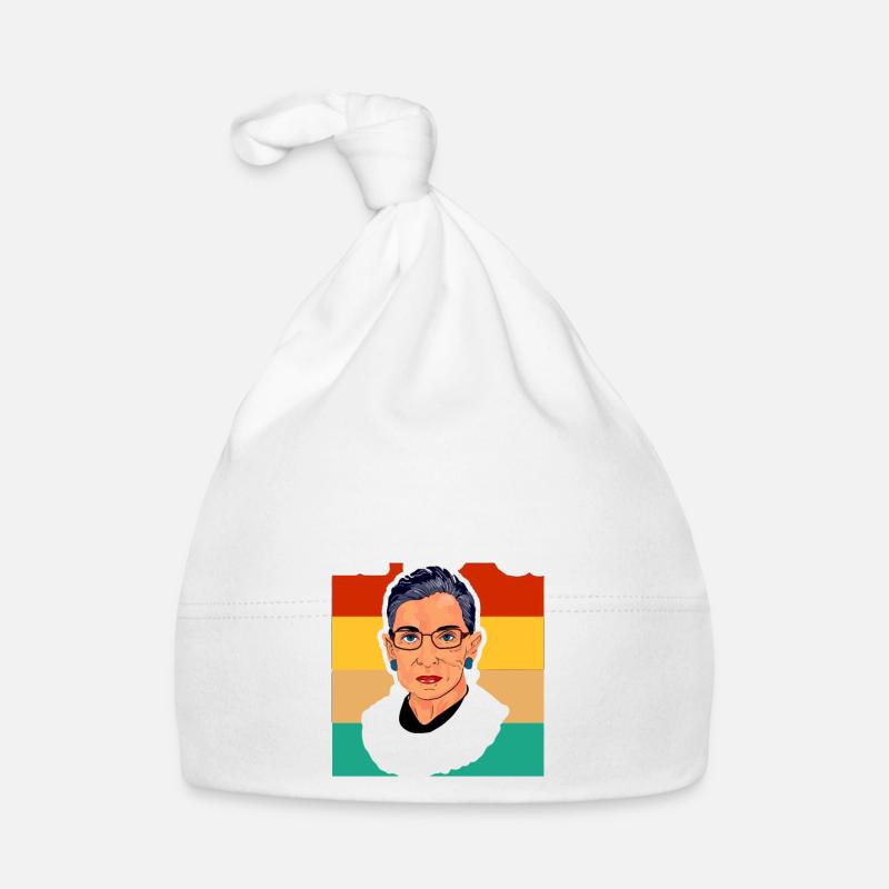 Vintage Notorious RBG tshirt - Ruth Bader Ginsbur Baby Bio-Mütze