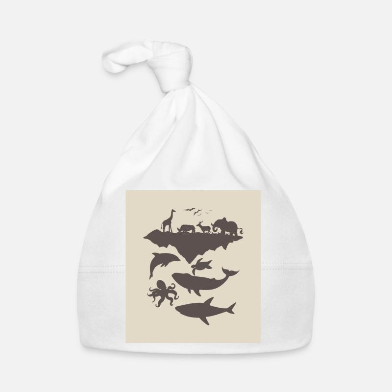 Tiere Baby Bio-Mütze