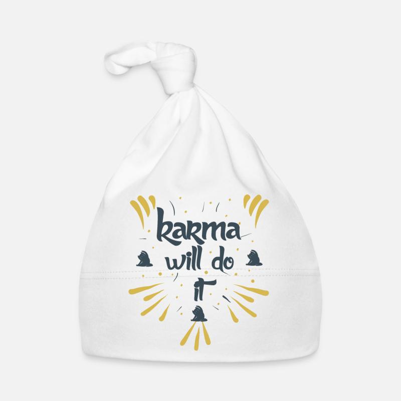 karma will do it kontiki Baby Bio-Mütze