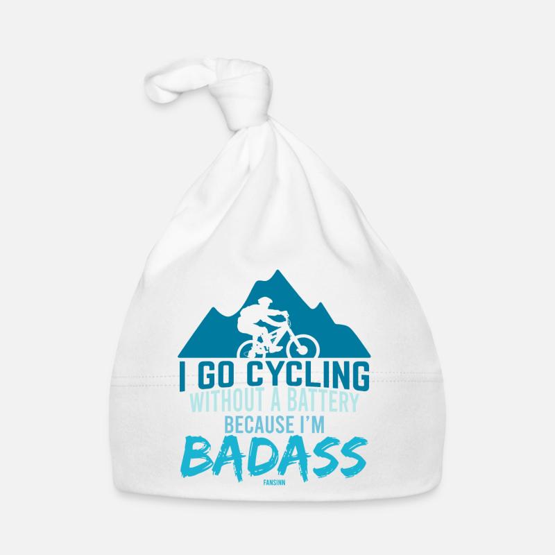 Faire du vélo sans batterie est difficile Bonnet bio Bébé