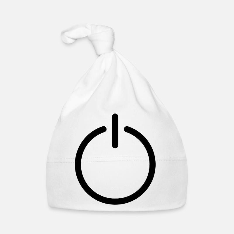Powerbutton Farbe Anpassbar Power Button Baby Bio-Mütze