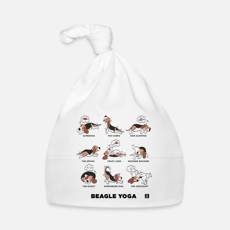 BEAGLE YOGA Baby Bio-Mütze
