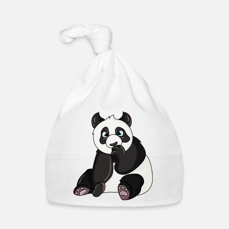 Panda Bär Baby Bio-Mütze