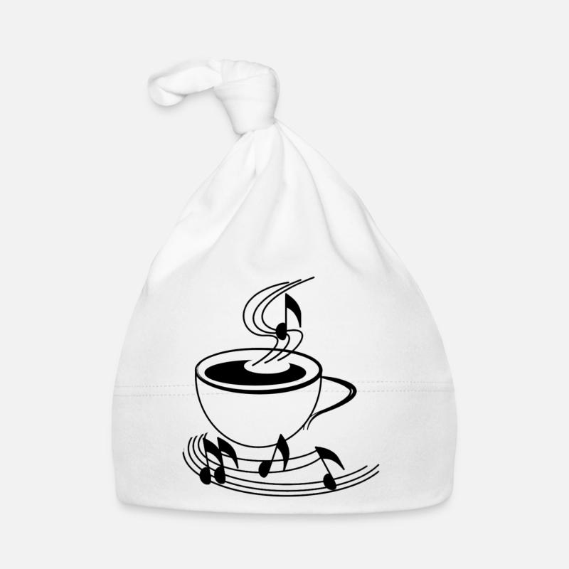 Kaffeetasse Musik Baby Bio-Mütze