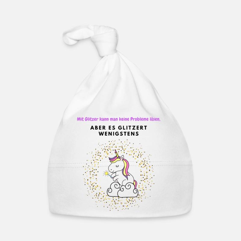 Glitter Organic Baby Cap