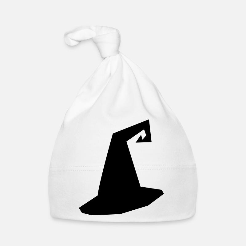 Silhouette de chapeau de sorcière Bonnet bio Bébé