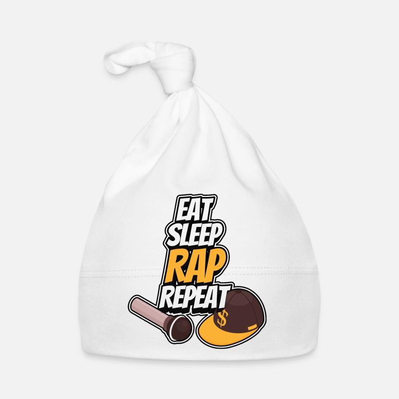 Eating - Sleeping - Rapping - Repeating Organic Baby Cap