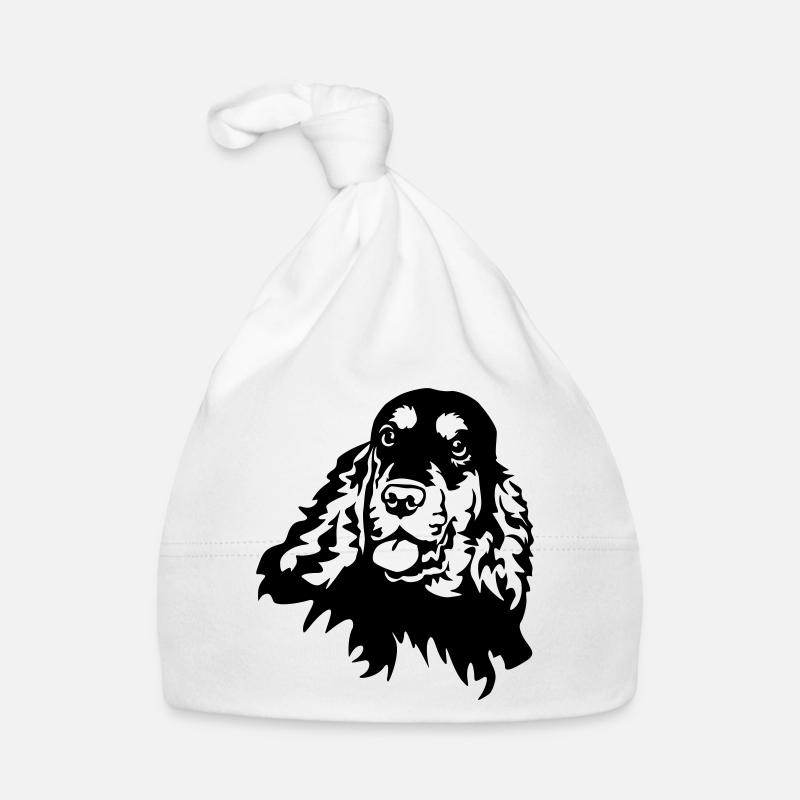 Cocker Spaniel Head Organic Baby Cap