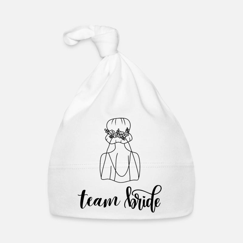 Team Braut Baby Bio-Mütze