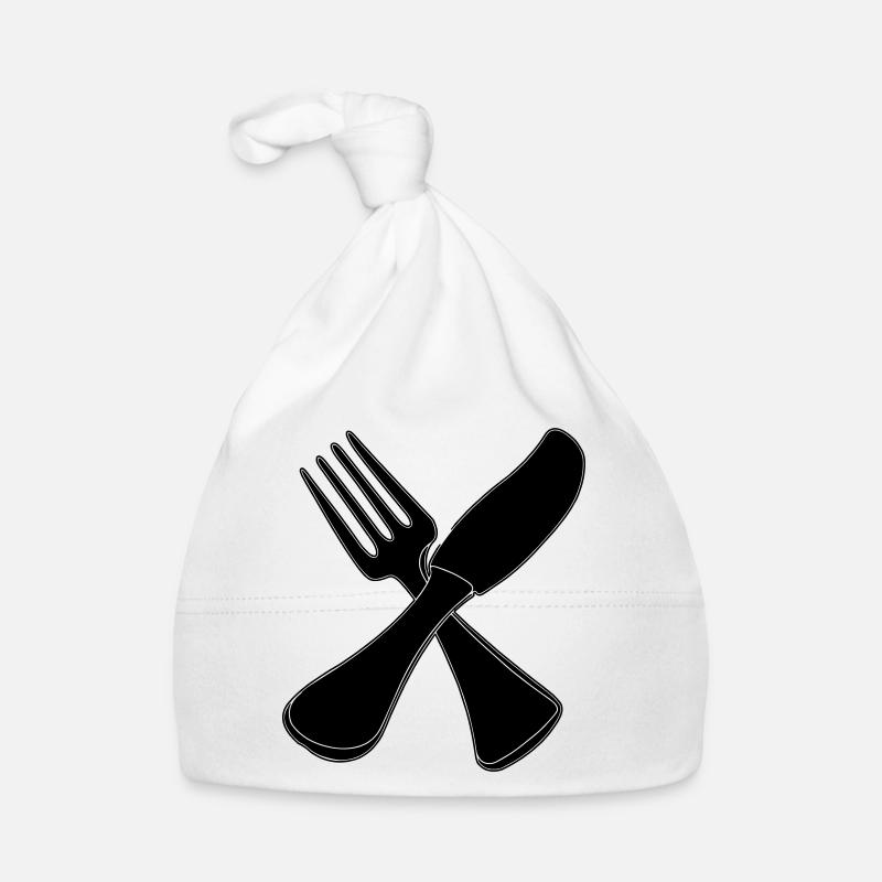 Cutlery knife and fork Organic Baby Cap