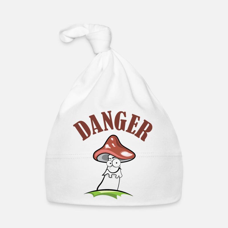 Crapaud symbole de danger dangereux comique drôle Bonnet bio Bébé