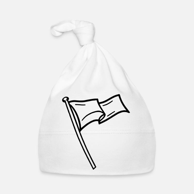 Flag Compétition Vecteur Idée Cadeau Bonnet bio Bébé
