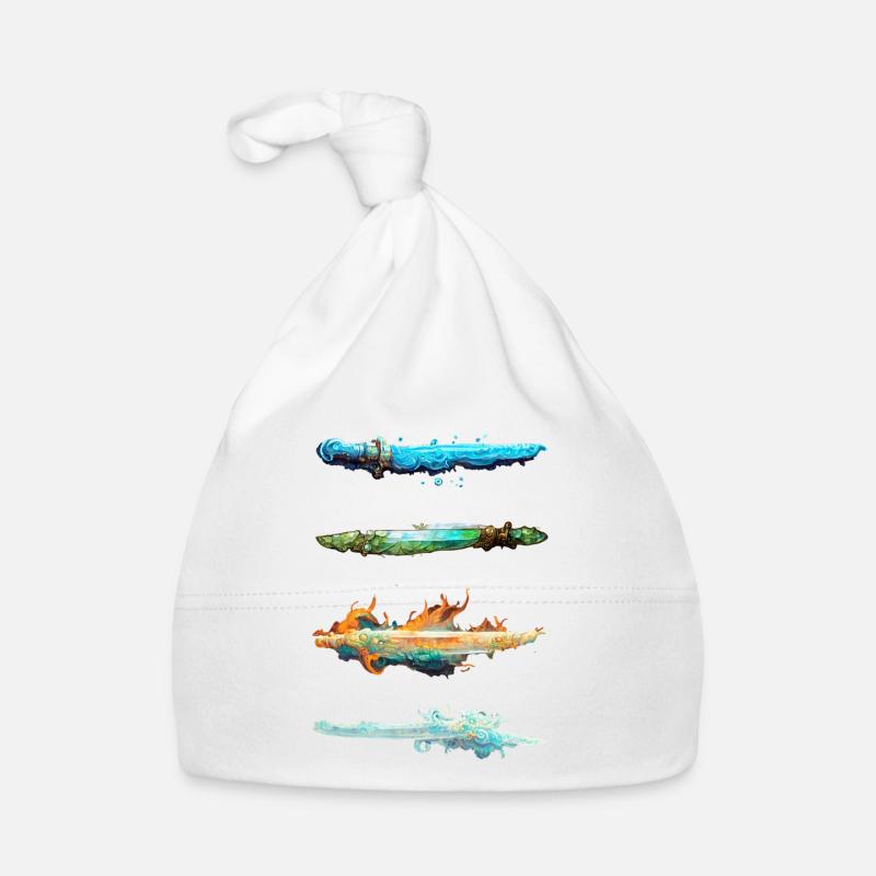 Four Elements Swords Organic Baby Cap