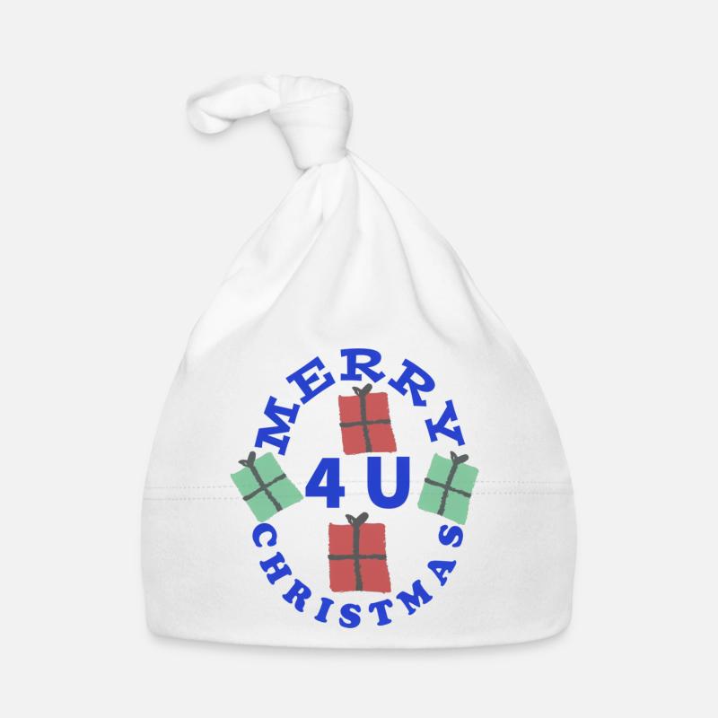 Design de Noël de cadeaux vibrants Bonnet bio Bébé