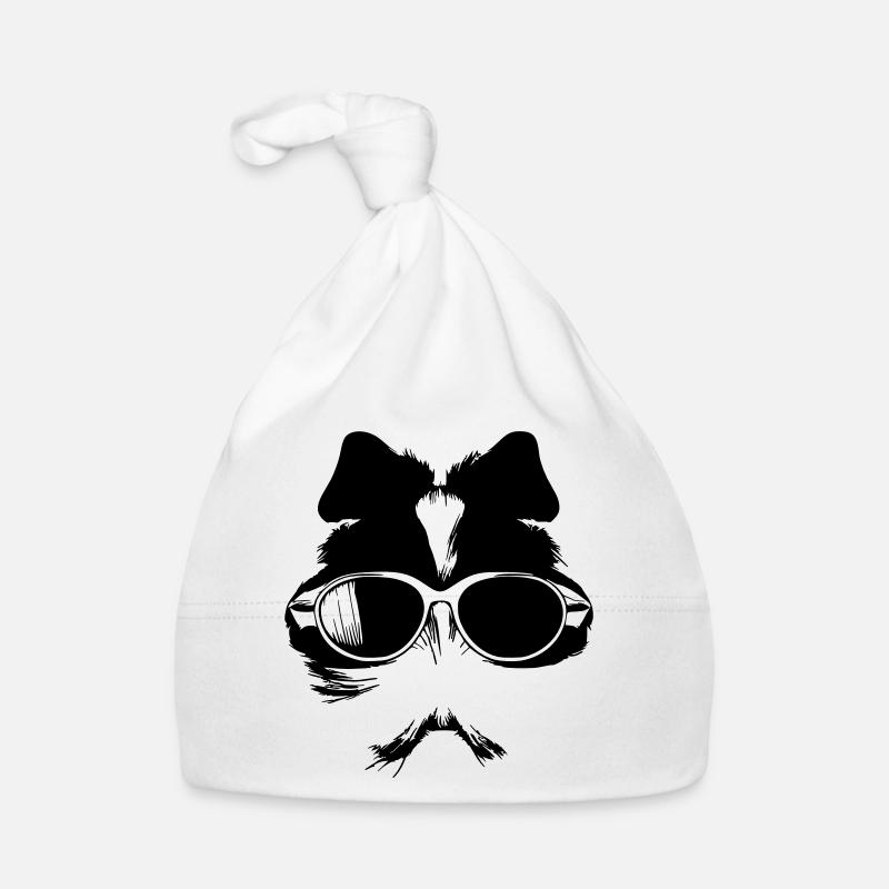 Cochon d’Inde cool lunettes de soleil drôle vecteur 9 Bonnet bio Bébé