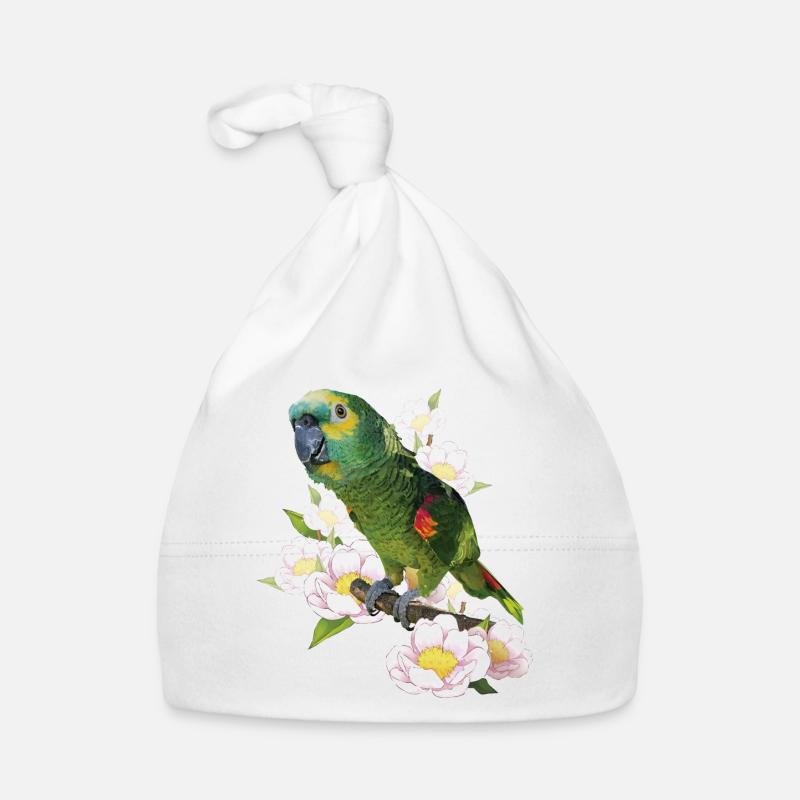 The blue-fronted amazon Organic Baby Cap