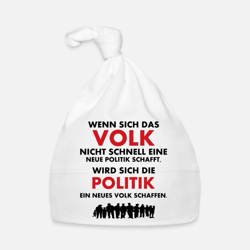 Das Volk und die Politik Baby Bio-Mütze