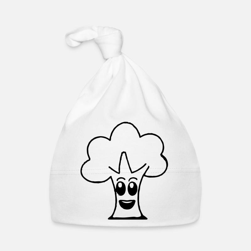 Tree with face Smile Cute tree Organic Baby Cap