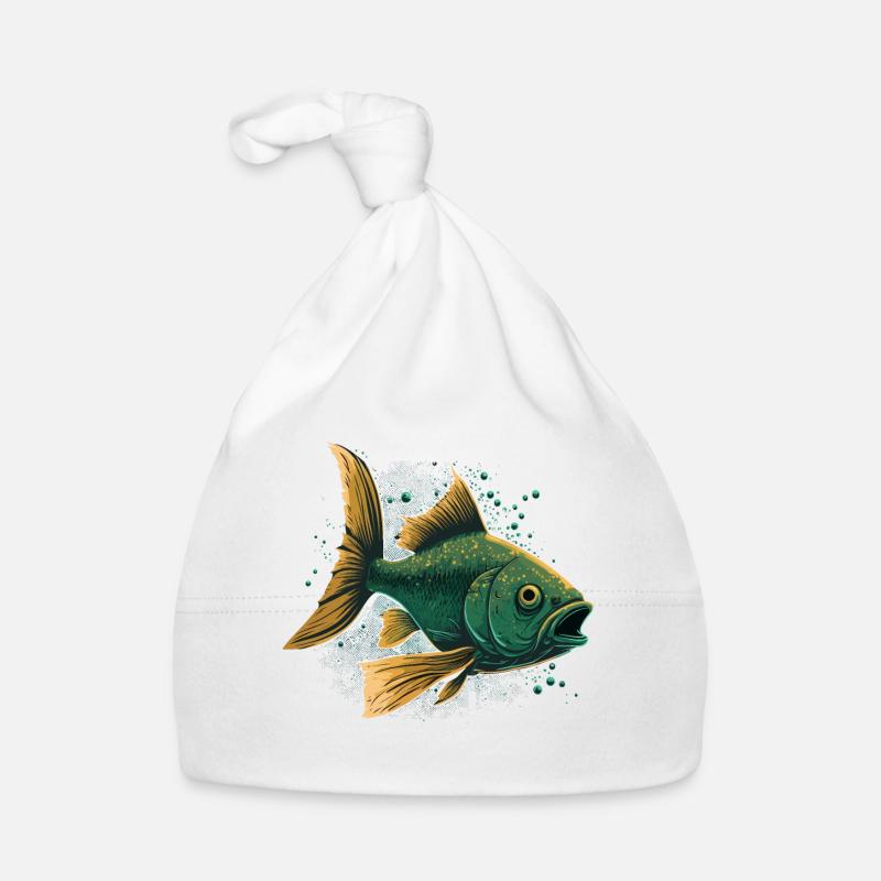 Fische mit offenem Maul Baby Bio-Mütze