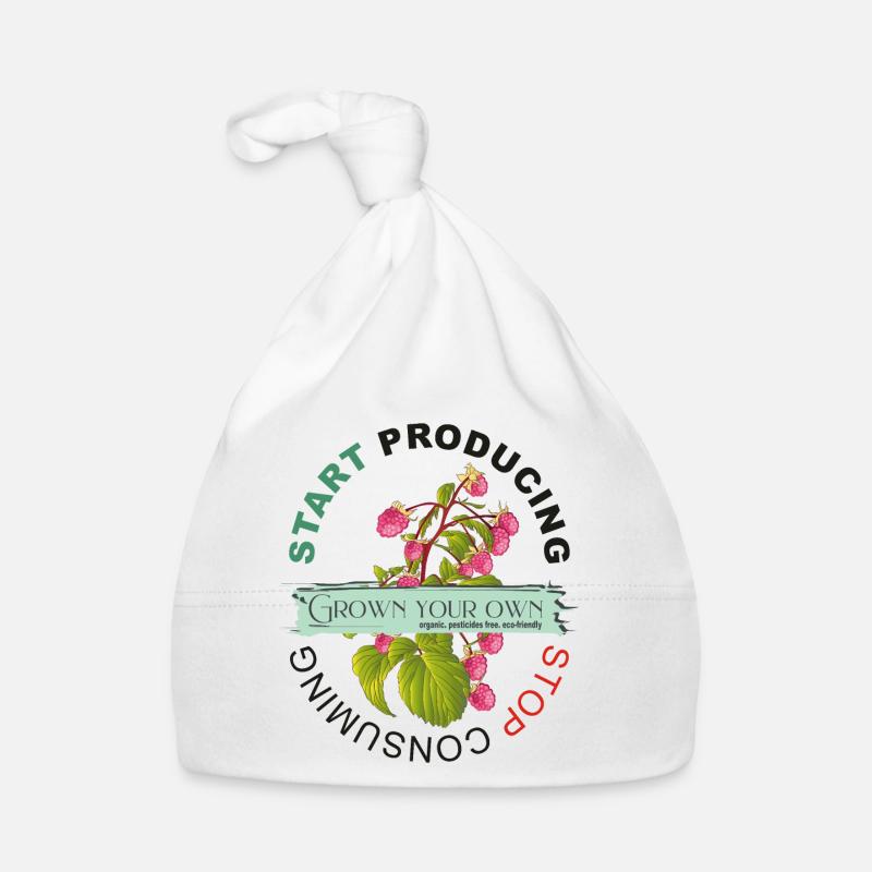 COMMENCER À PRODUIRE | ARRÊTEZ DE CONSOMMER Bonnet bio Bébé