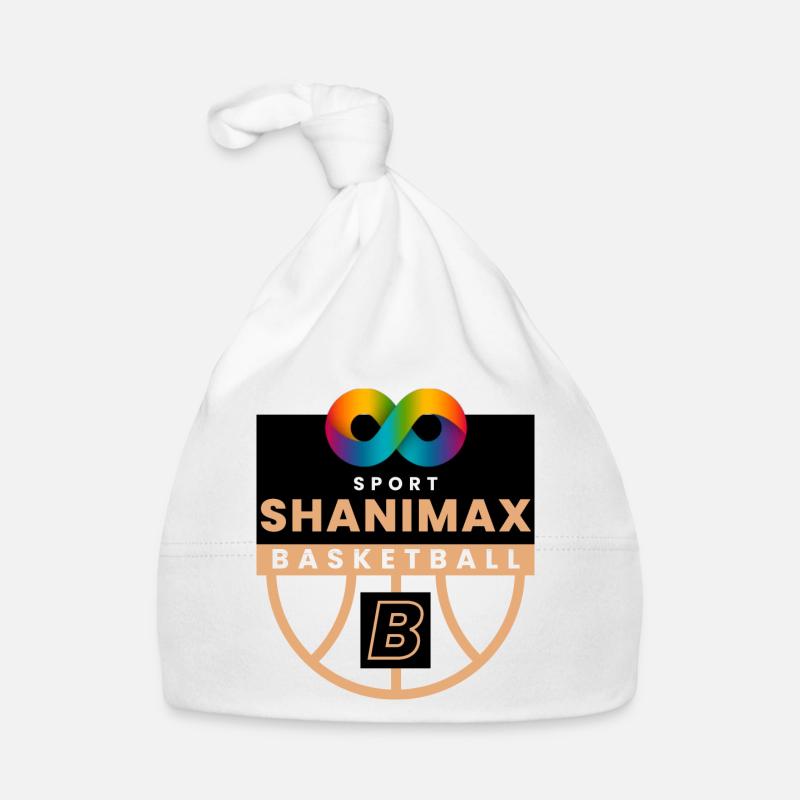 Black White Infinity Baby Bio-Mütze