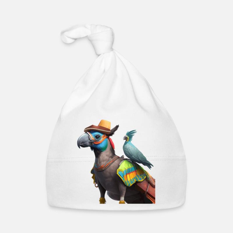 Perroquet avec cadeau de copain Bonnet bio Bébé