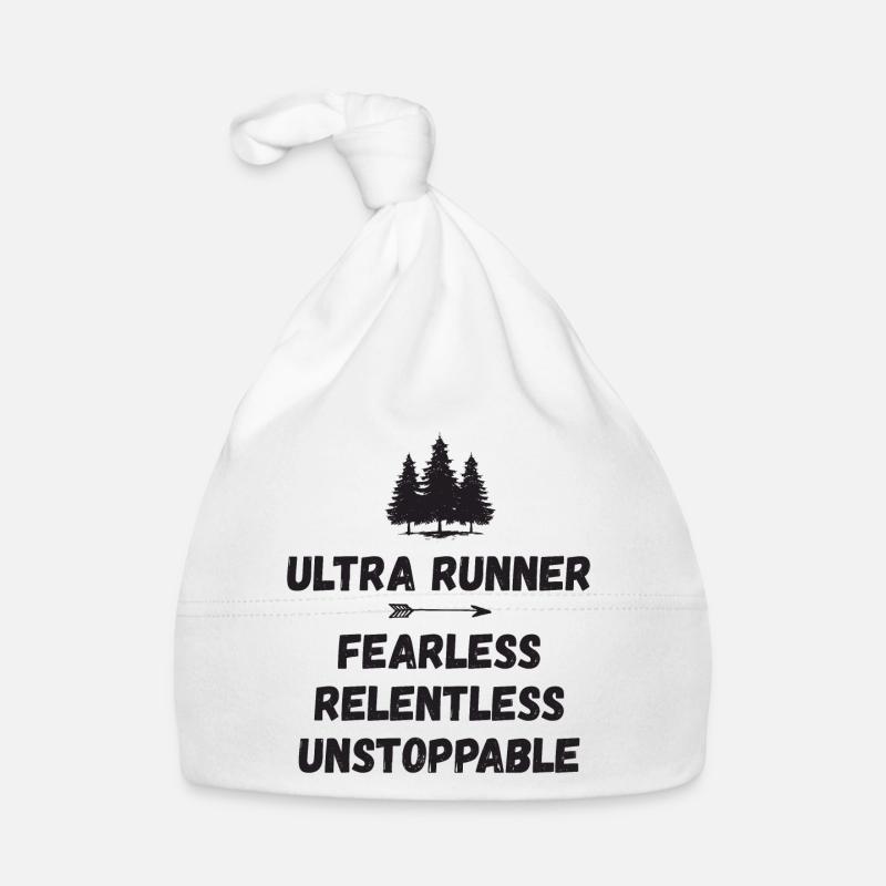 Ultra Runnner - Intrépide. Implacable. Imparable. Bonnet bio Bébé