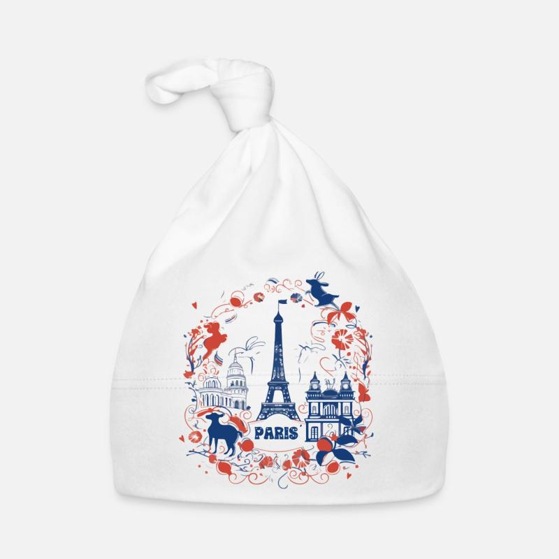 PARIS capitale Bonnet bio Bébé