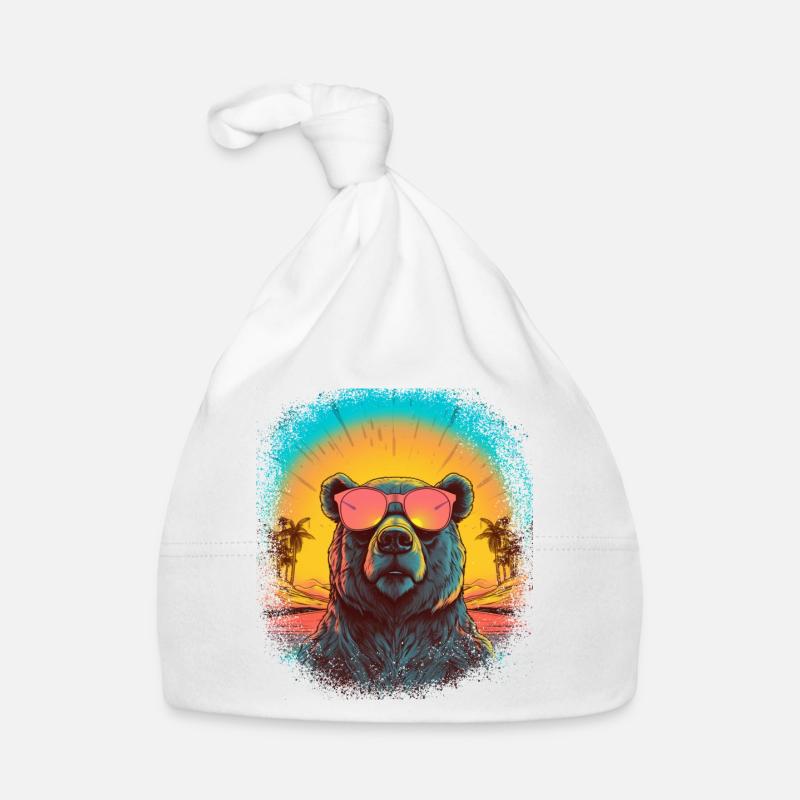birthday present present idea gift growler panda Organic Baby Cap