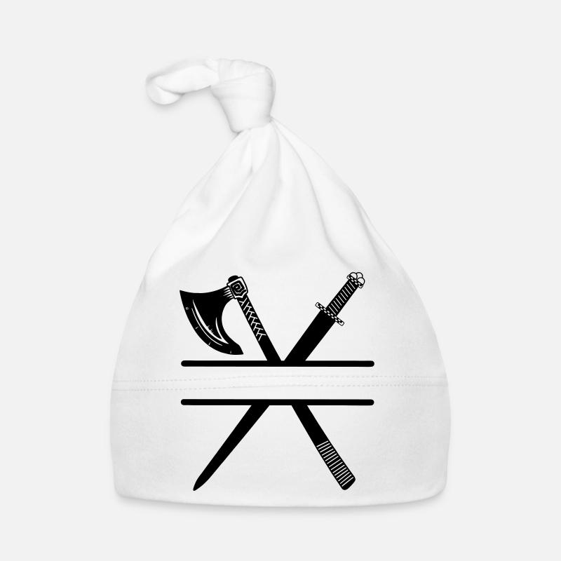 Épée de hache viking Bonnet bio Bébé
