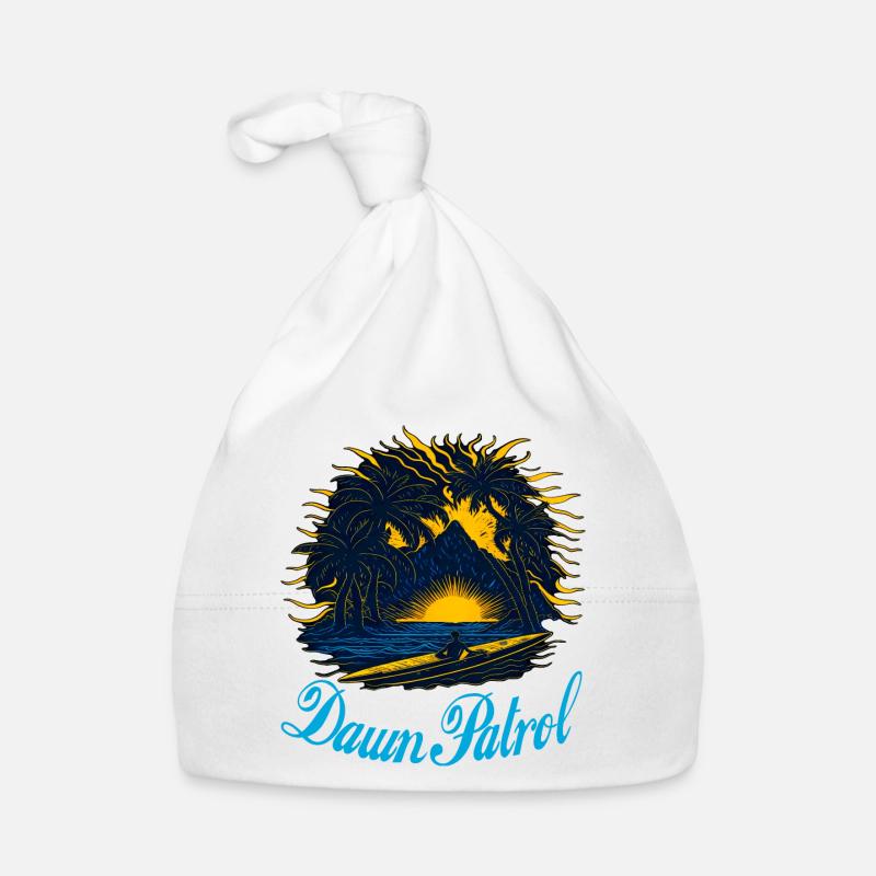 Dawn Patrol Palms Sunset Baby Bio-Mütze