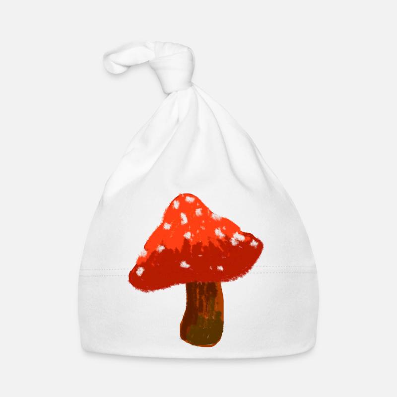 Gift for passionate mushroom picker Organic Baby Cap