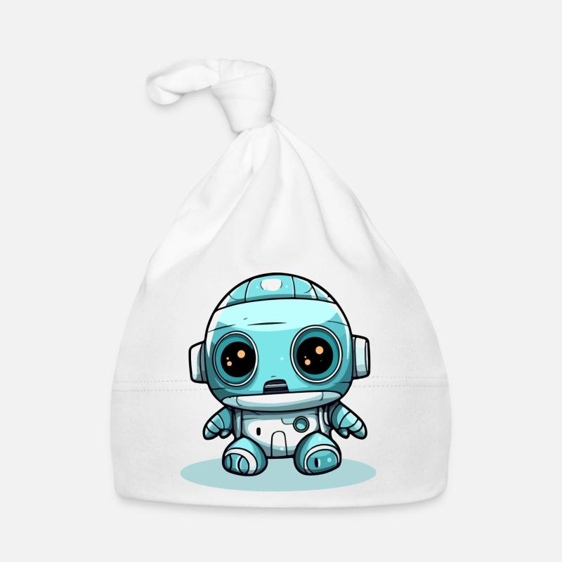 Zaak le petit robot Bonnet bio Bébé