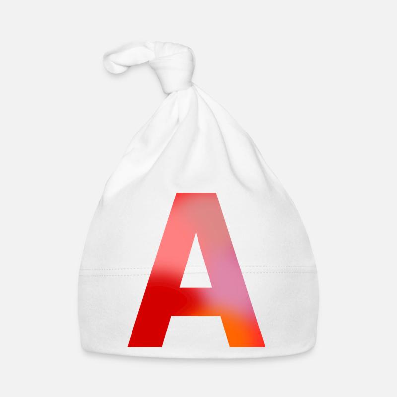 Buchstabe A Baby Bio-Mütze