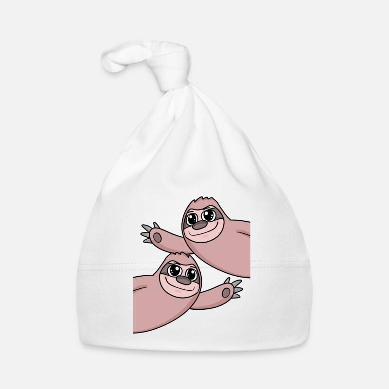 Sloth Sloths Organic Baby Cap
