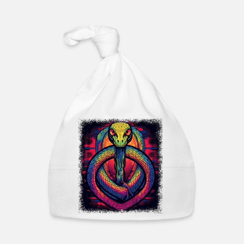 nerdsbyleo gift shirts for snake Baby Bio-Mütze