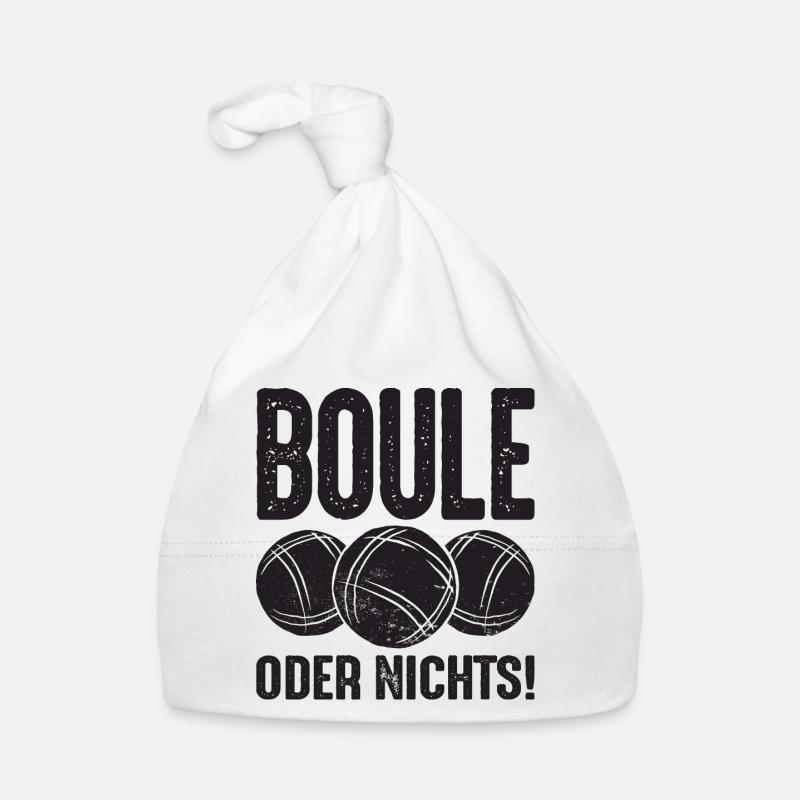 Boule oder Nichts! Bouler Outfit Boule Kugeln Baby Bio-Mütze