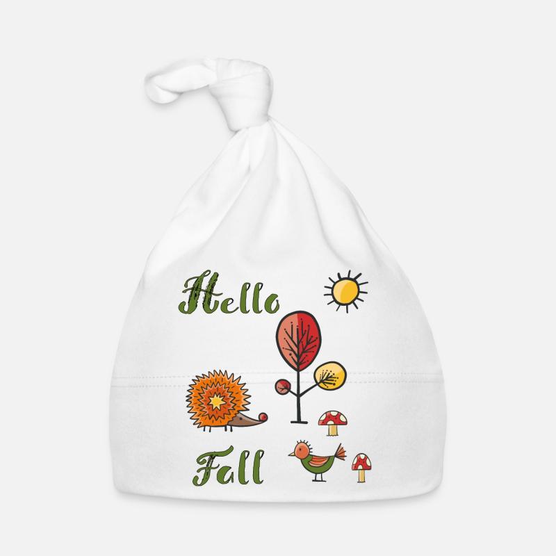 Hello Fall Baby Bio-Mütze