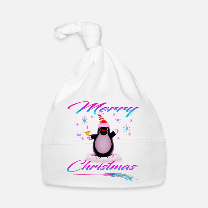 Mole Merry Christmas Organic Baby Cap