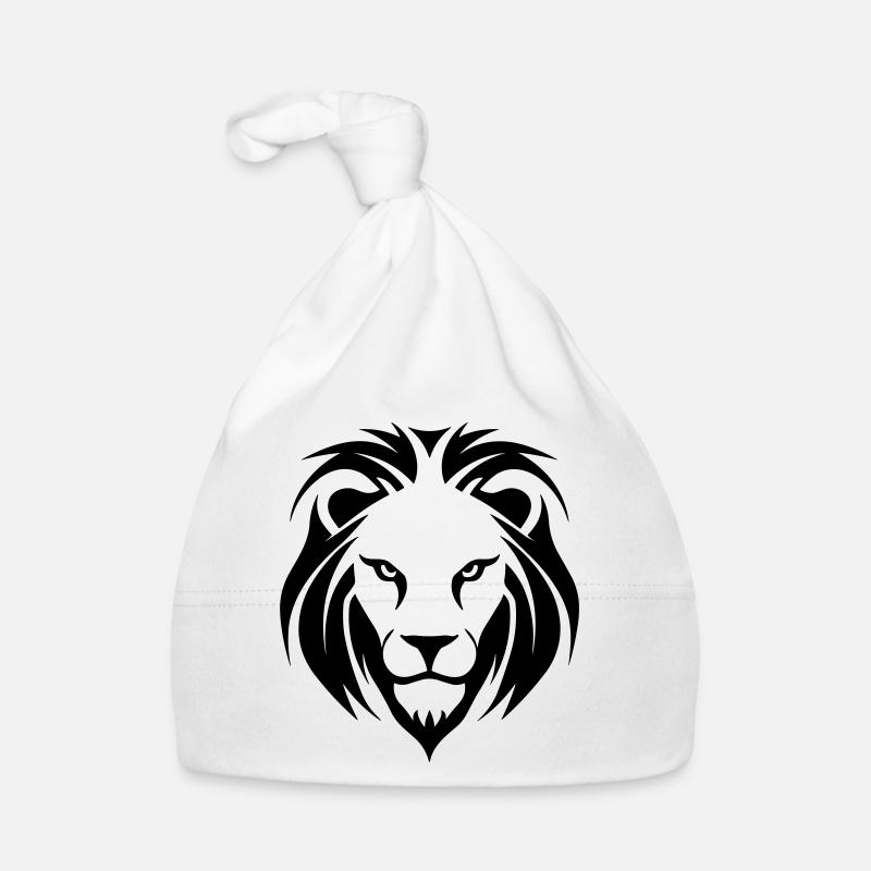 Felin jungle tête de lion Bonnet bio Bébé