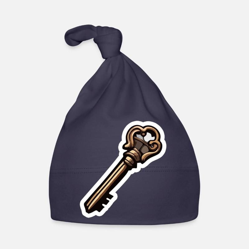 Key / Lock / Locked / Security Organic Baby Cap